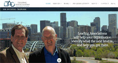 Desktop Screenshot of leadingassociations.com